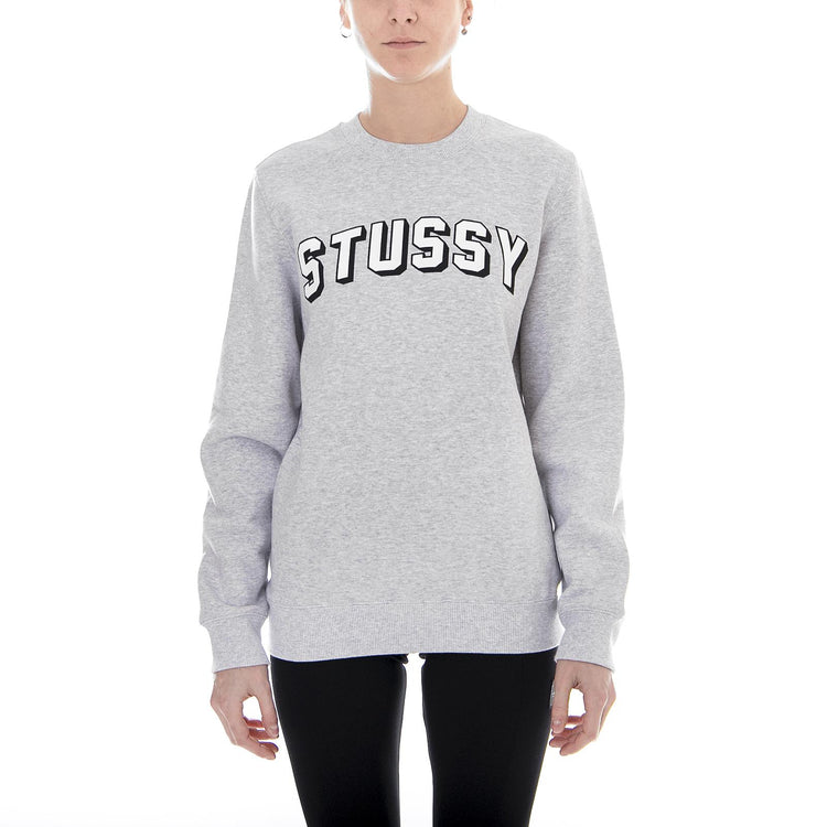 COLLEGIATE CREW GREY HEATHER 2911088-GREY HEATHER  STUSSY 