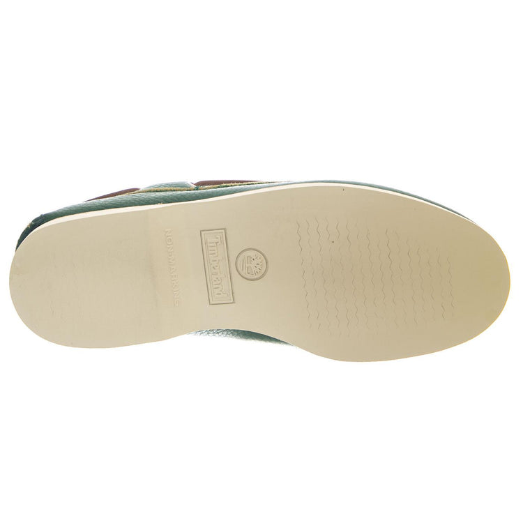 CLAS BOAT SHOE MD GRN F GRAIN - Mocassini Uomo Verdi TB0A4187 ES51 TIMBERLAND 