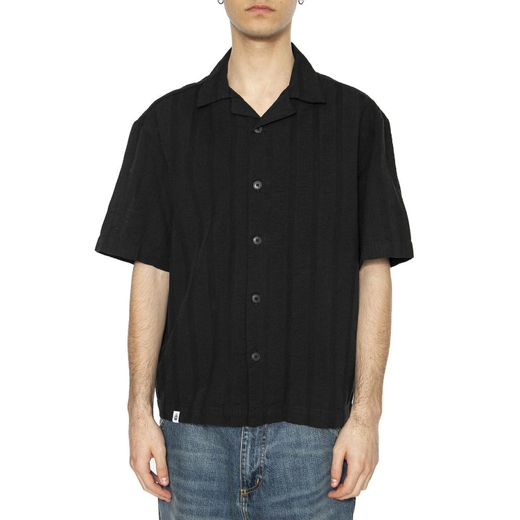 Saga Shirt SS Black - Camicia Maniche Corte Uomo Nera I035017.89.67.-89.67  EDWIN 