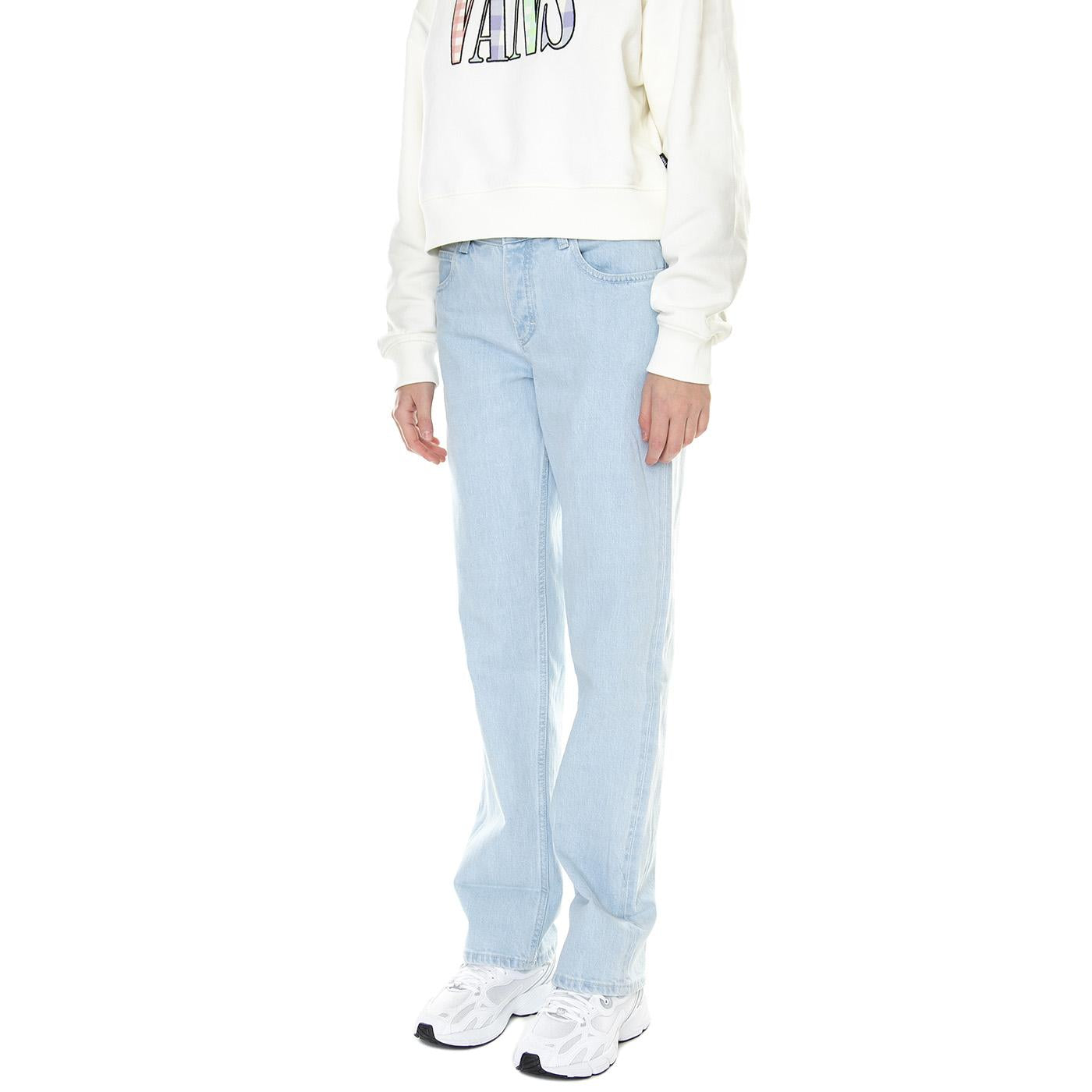 Jane Cuffed Retro Light-L33DFBYV - Pantaloni Denim Jeans Donna Blu 112322450  LEE 