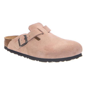 BOSTON PINK CLAY SUEDE LEATHER NARROW FIT - Sandali Donna Rosa 1031635 PCY BIRKENSTOCK 
