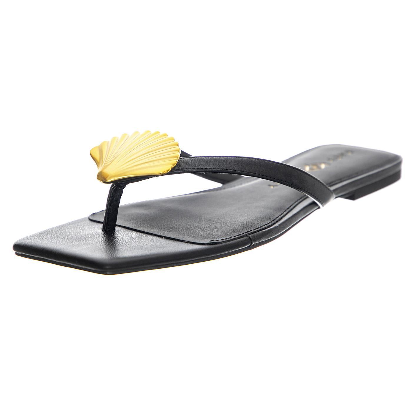 The Camie Shell Sandal Black - Sandali Donna Neri KPSKP2916-BLK  KATY PERRY 