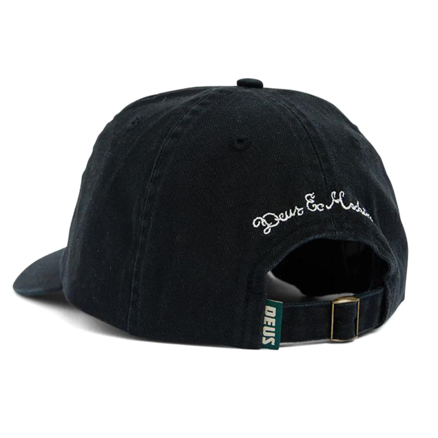 Strata Dad Cap Black - Cappellino con Visiera Nero DMF247761  DEUS EX MACHINA 