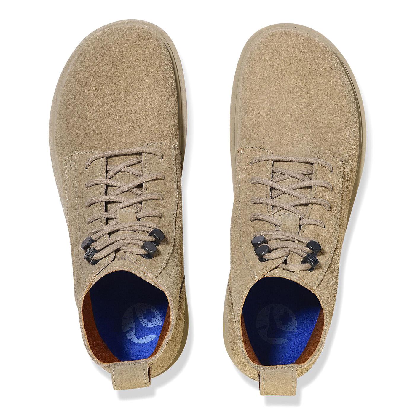 Highwood Lace Mid Men taupe, Suede Leather - Stivaletti Profilo alla Caviglia Uomo Beige 1028920  BIRKENSTOCK 