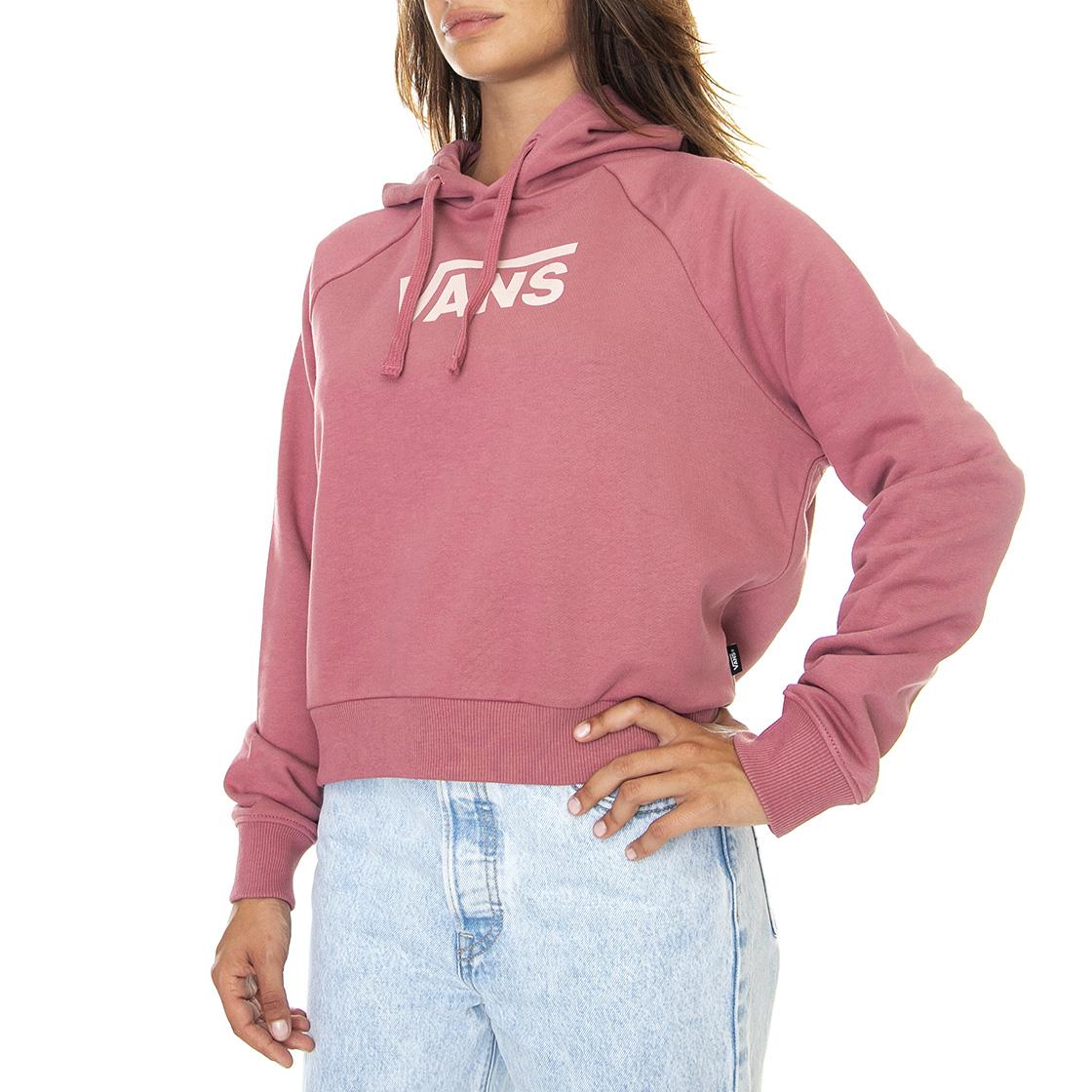 Wm Flying V Ft Boxy - Felpa con Cappuccio Donna Viola / Deco Rose VN0A4BG3YRT1  VANS 