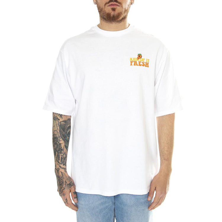 New Era Fruit Graphic Tee White - Maglietta Girocollo Uomo Bianca 60502633  NEW ERA 