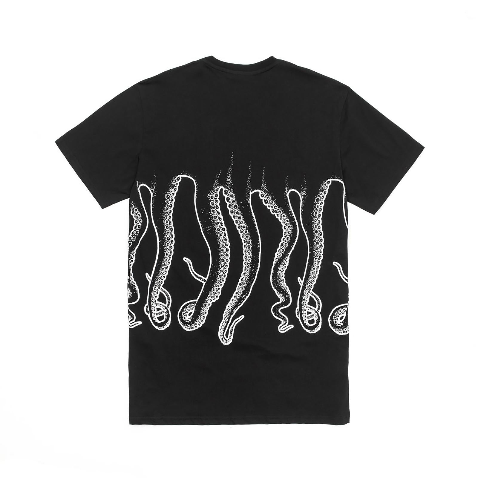 OCTOPUS OUTLINE TEE WHITE BLACK 18SOTS03-WHITE-BLACK  OCTOPUS 