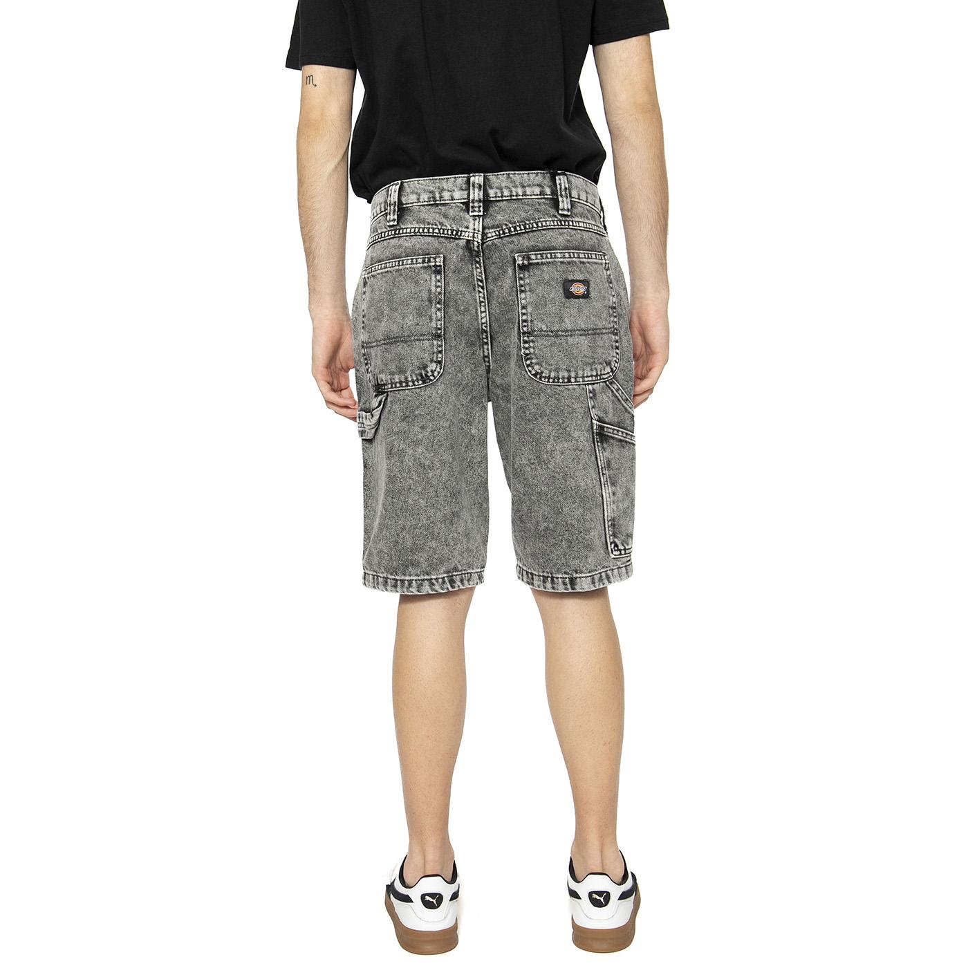 Garyville Denim Short Light Gray Wash - Bermuda Uomo Grigi DK0A4XCKJ811  DICKIES 