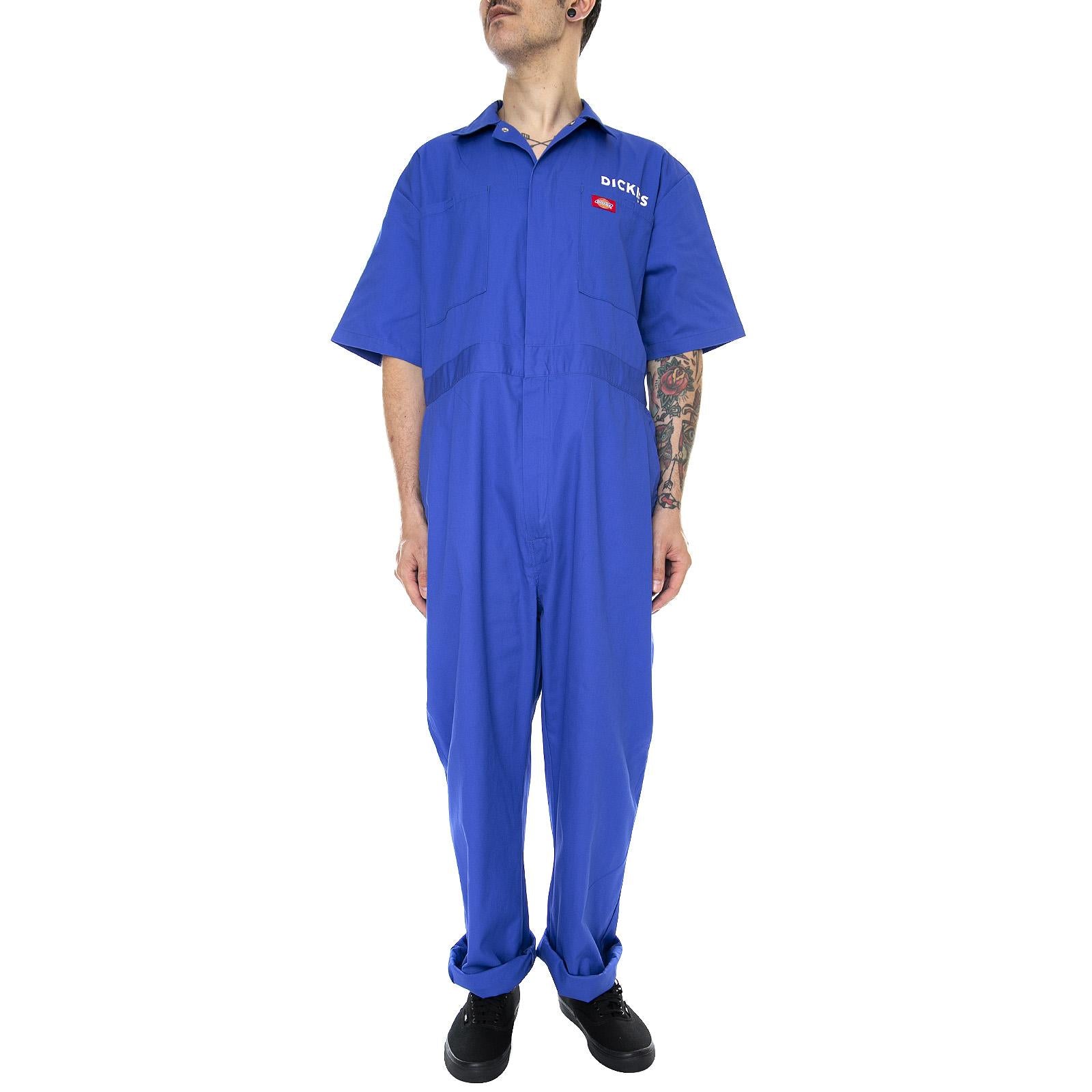 Narrowsburg Coverall - Royal Blue - Salopette/Tuta Uomo Blu 01 210165-BLL . DICKIES 