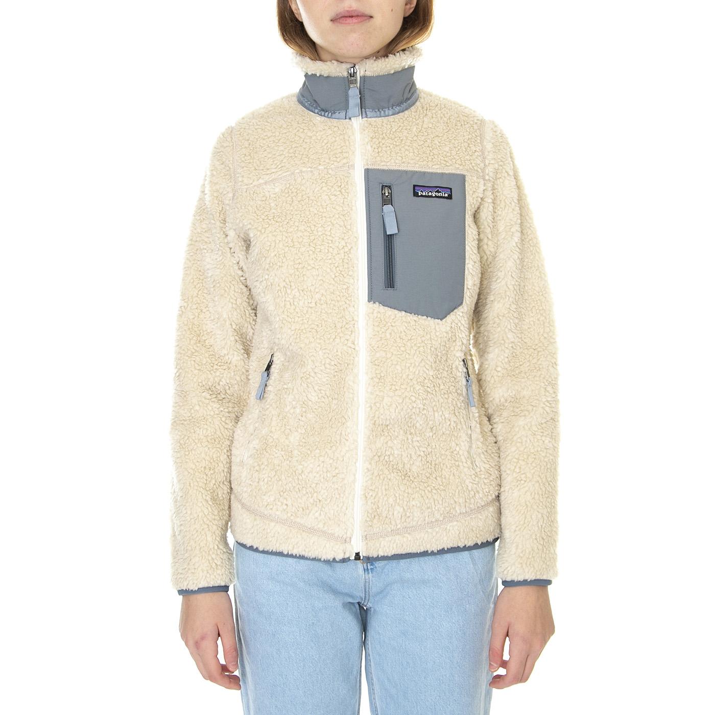 W's Classic Retro-X Jacket Dark Natural w/Plume Grey - Giacca Invernale Donna Beige 23074-DNPG  PATAGONIA 