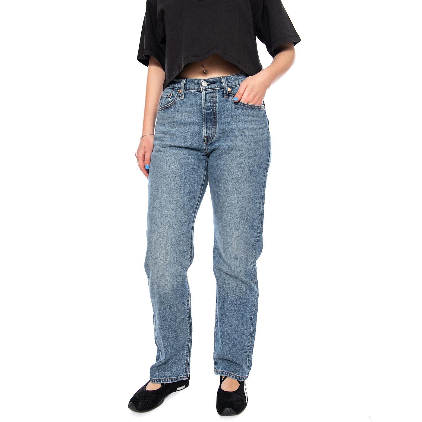 501 CURVE LUCID DREAM BLUE - Pantaloni Denim Jeans Donna Blu 0036A 0002 LEVIS 