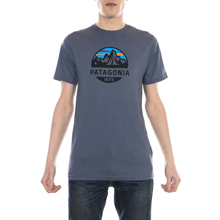 Fitz Roy Scope Organic T-Shirt Dolomite Blue 39144-DLMB  PATAGONIA 