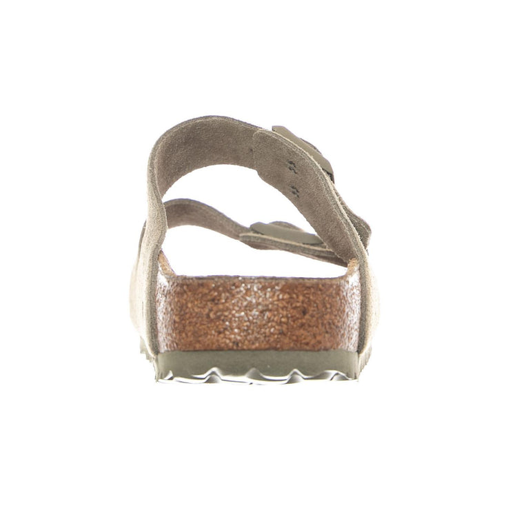 Arizona Faded Suede Leather Narrow Fit Khaki - Sandali Uomo / Donna Beige 1032061 KHI BIRKENSTOCK 