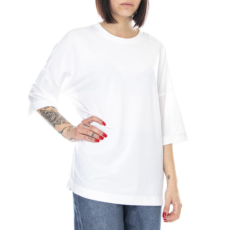 Womens Belinda T-Shirt - White - Maglietta Girocollo Donna Bianca 1711104-199  DR. DENIM 