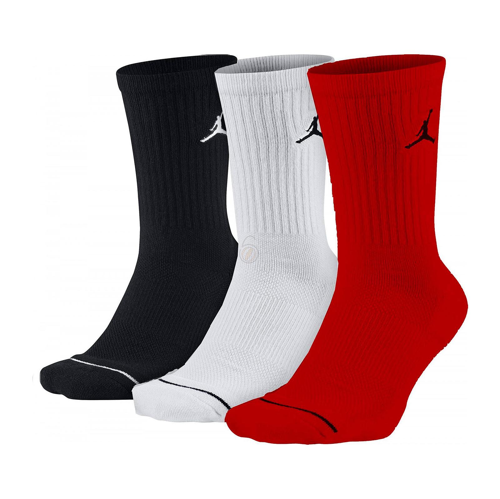 Unisex Jordan Jumpman Crew Socks (3 Pack) SX5545-013  NIKE 