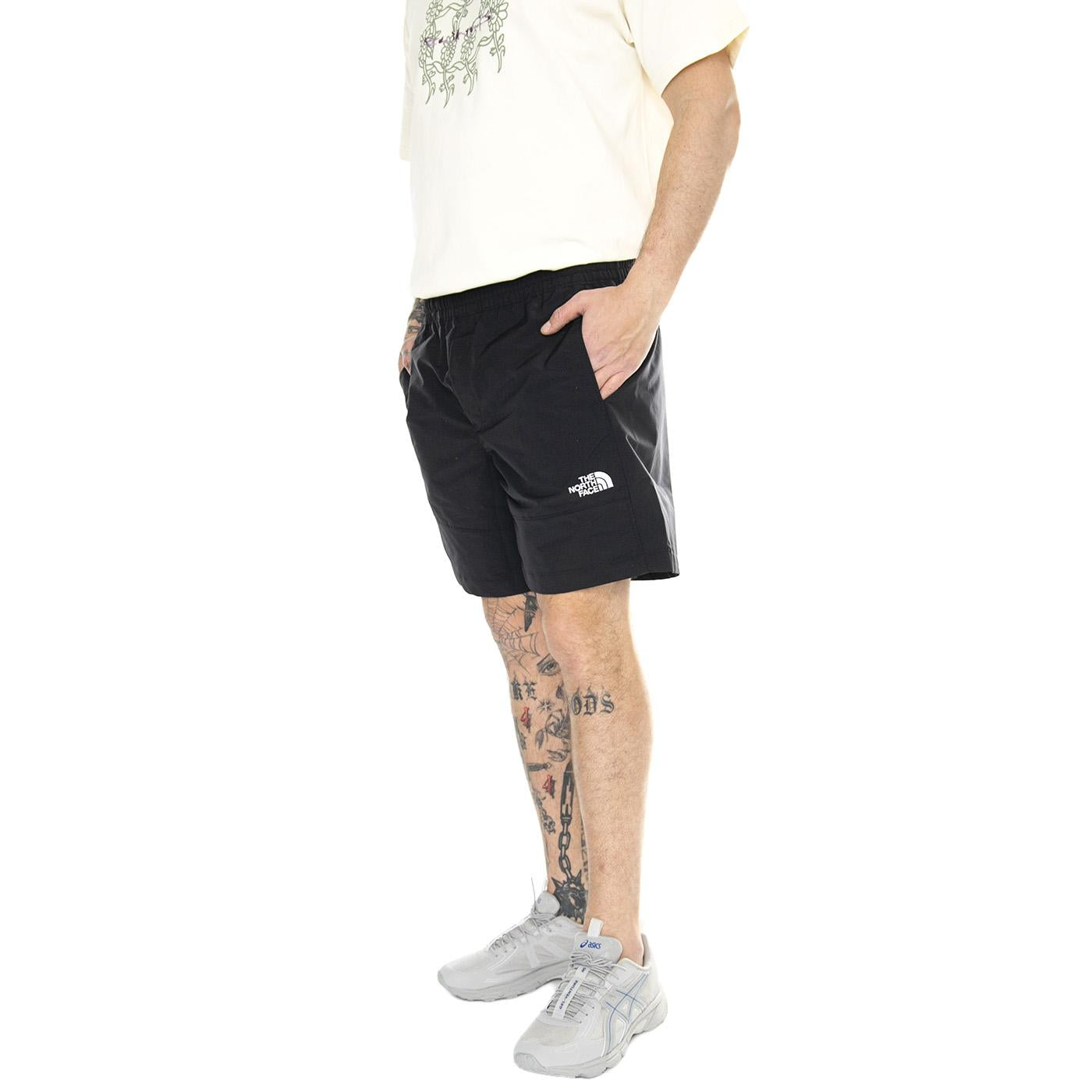 M TNF Easy Wind Short TNF Black - Bermuda Uomo Neri NF0A8768JK31  THE NORTH FACE 