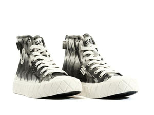 Pallace Ace Mid Tiedye Black - Scarpe Stringate Profilo Alto Donna Nere / Multicolore PAS98591-008-M  PALLADIUM 