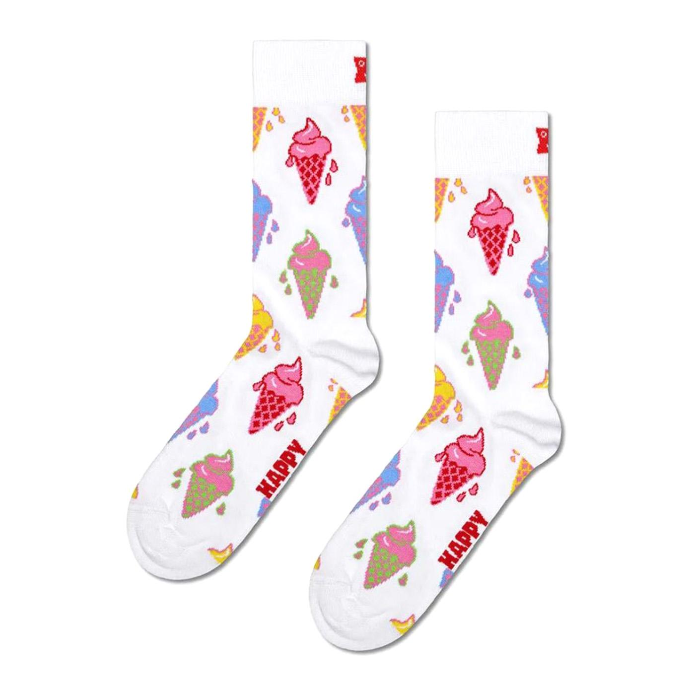 Ice Cream Sock - Calzini Multicolore P00723-WHT  HAPPY SOCKS 