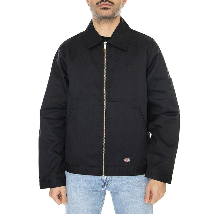 Ol x Dickies Workshop Jacket Black - Giacca Estiva Uomo Nera DK0A4Y2EBLK1  DICKIES 