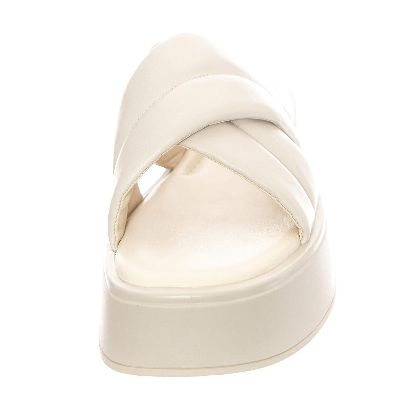 W' Courtney Off White Cow Leather - Sandali Donna Bianchi VBS5334-201-02  VAGABOND 