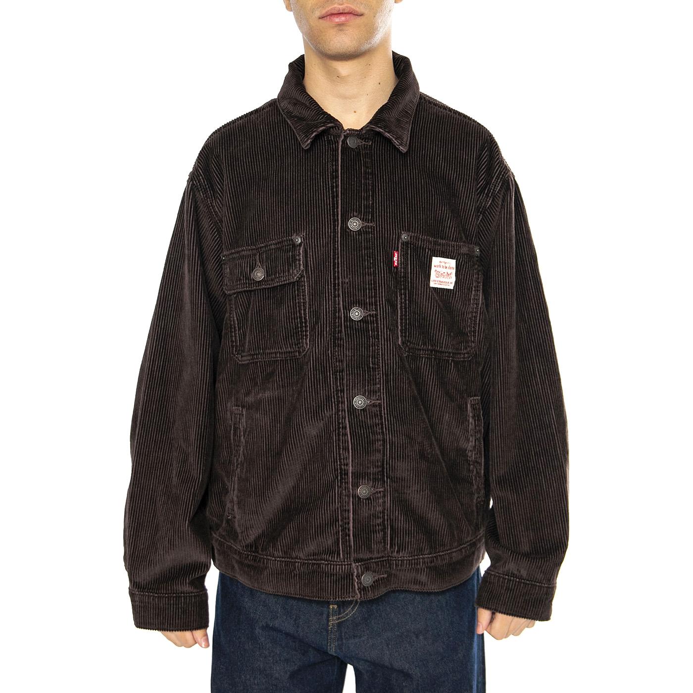 Sunrise Trucker Black Coffee Browns - Giacca Uomo Marrone A4820-0012  LEVIS 