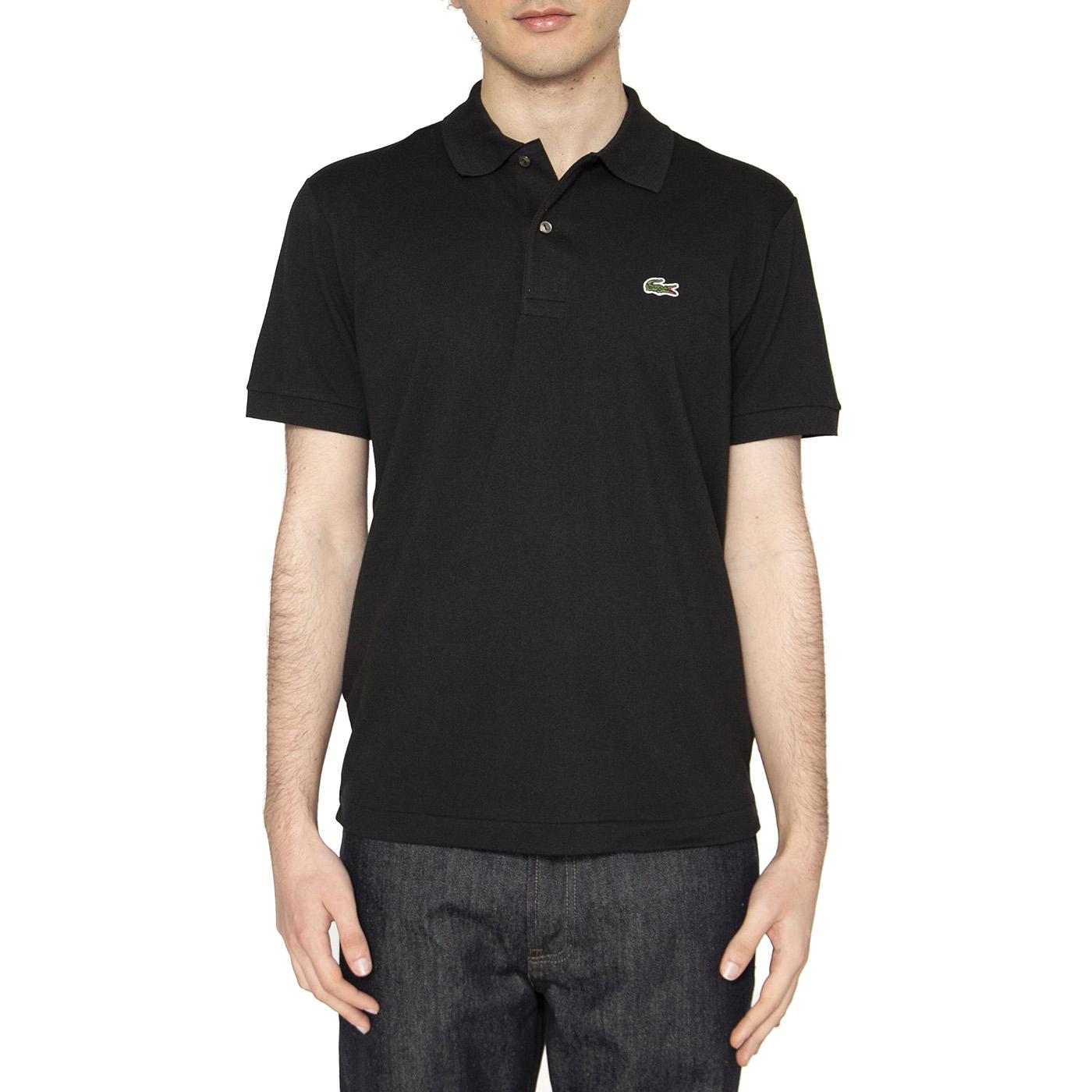 Maglietta M/C 031 Black Polo Shirt - Polo Uomo Nera PH9851-031  LACOSTE 