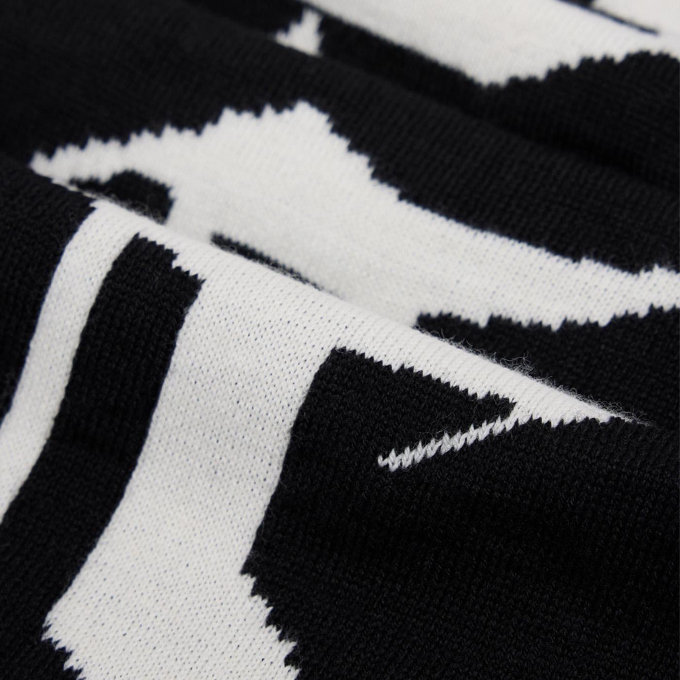 Graphic Scarf Black - Sciarpa Nera I034137.89.67. 89.67 EDWIN 