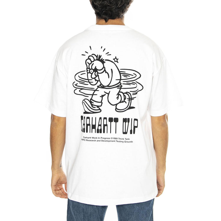 S/S Think Tank T-Shirt White - Maglietta Girocollo Uomo Bianca I033964.02XX  CARHARTT WIP 