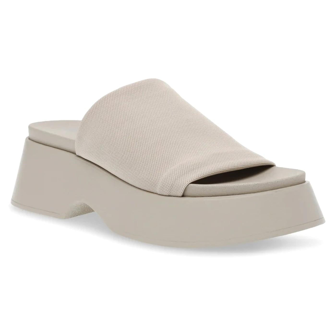 Throw Back Greige Stretch Power Mesh - Sandali Donna Grigi SMSTHROW BACK-GRE  STEVE MADDEN 