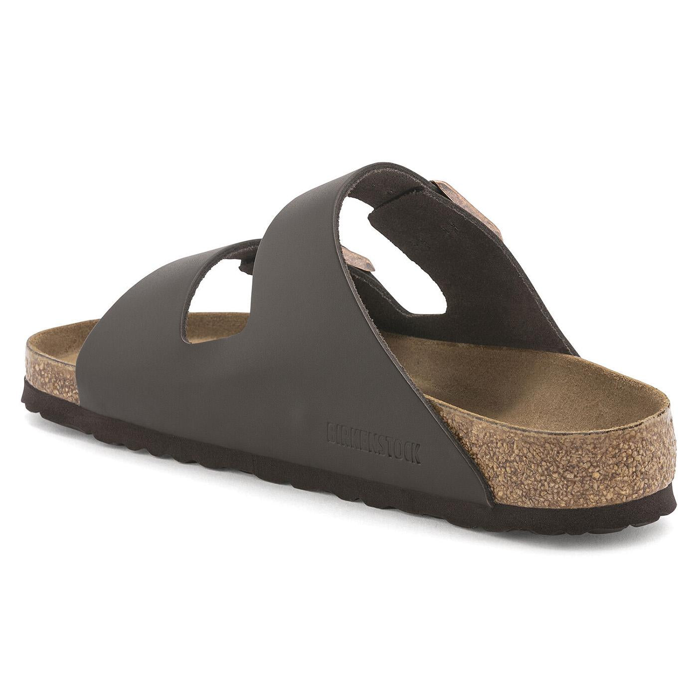 Arizona Bs Dark Brown Natural Leather Narrow Fit - Sandali Donna Marroni - Calzata Stretta 0051103  BIRKENSTOCK 