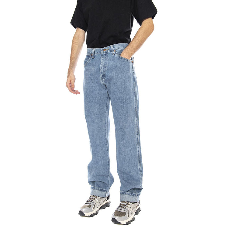 13MWZ Antique Wash Denim Jeans - Pantaloni Denim Jeans Uomo Blu 112358497  WRANGLER 