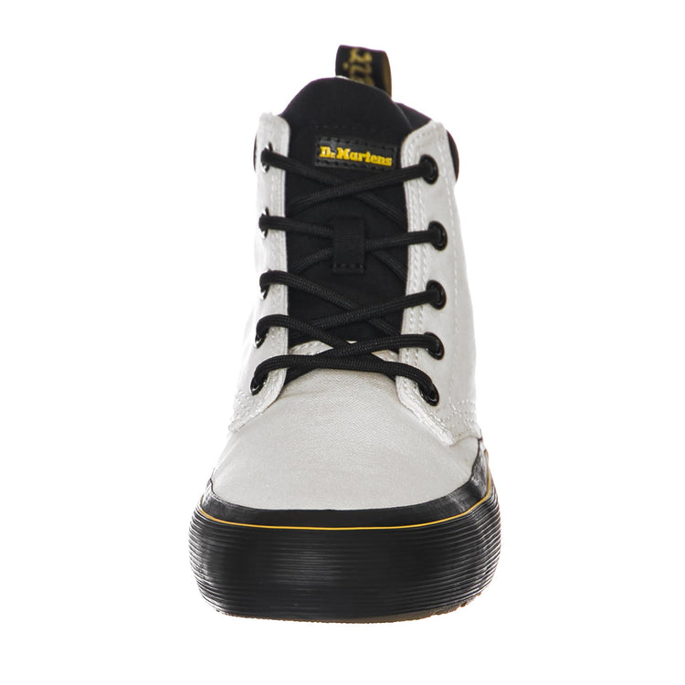 Womens Allana White / Black Canvas Shoes DMSALLWHCV22307101  DR.MARTENS 