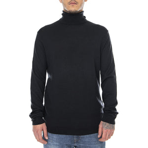 Mens Lashon Turtleneck Sweater - Black - Maglione Collo Alto Uomo Nero 153370108-999  MINIMUM 