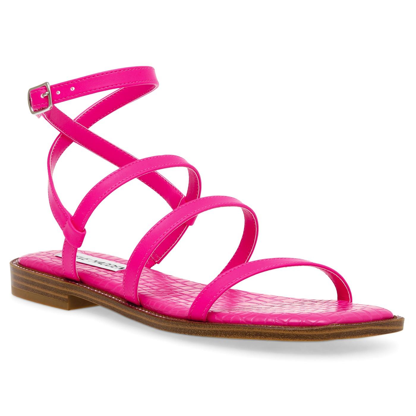 Superbly Hot Pink Nappa PU - Sandali Donna Rosa SMSSUPERBLY-HOT  STEVE MADDEN 