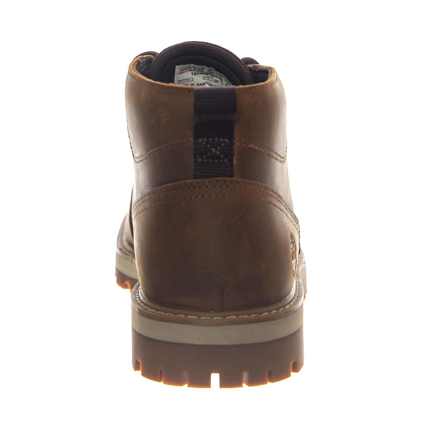 Britton Road Mid Lace Up -- Stivali Uomo Marrone Impermeabili TB0A69TW EM61 TIMBERLAND 