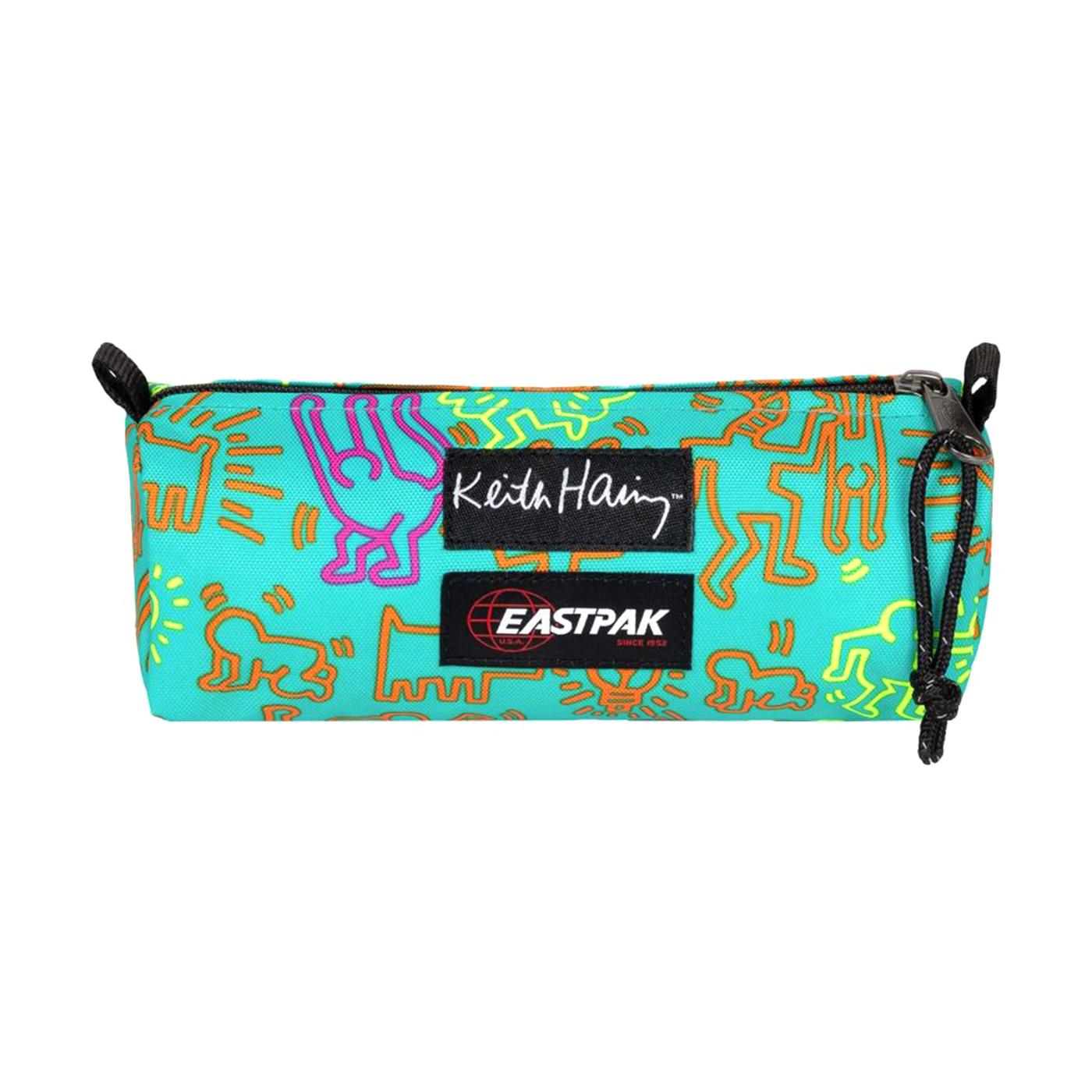 BENCHMARK SINGLE KEITH HARING COLORED - Astuccio Multicolore Collaborazione Keith Haring EK000372 6Z31 EASTPAK 