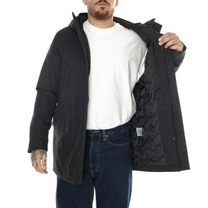 M' Lucius Black Jacket - Giacca Invernale Uomo Nera 330653-110  ELVINE 