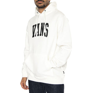 Vans Arched Pullover marshmallow - Felpa con Cappuccio Uomo Bianca VN000HNWFS81  VANS 