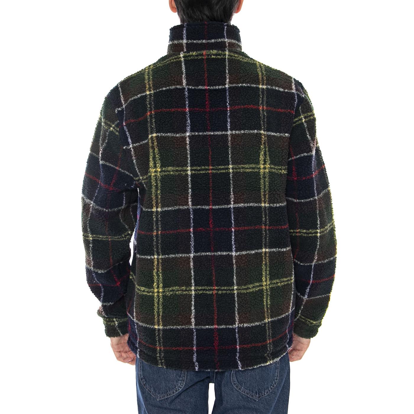 Tartan Fleece Zip Trough - Giacca Uomo Tartan Multicolore MFL0187 TN11 BARBOUR 
