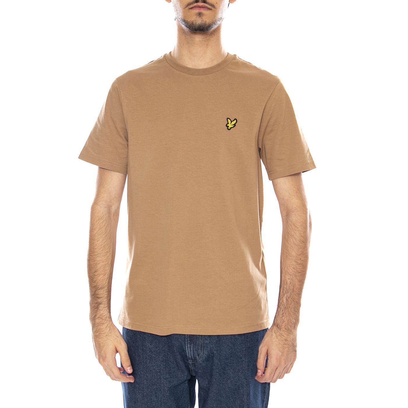 Plain T-Shirt Tigers Eye - Maglietta Girocollo Uomo Marrone TS400VOG-X851 . LYLE & SCOTT 