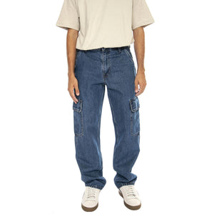 568 Loose Straight  Cargo Get Invloved T2 Blue - Pantaloni Uomo Blu 000LP-0000 . LEVIS 