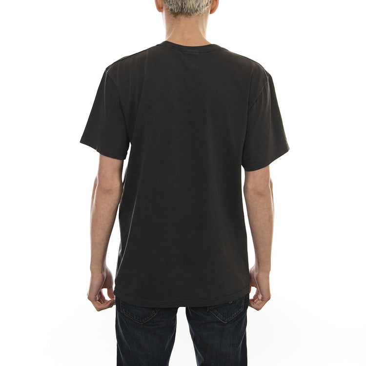 PON DI ENDZ PIG. DYED TEE BLACK 1904205-BLACK  STUSSY 