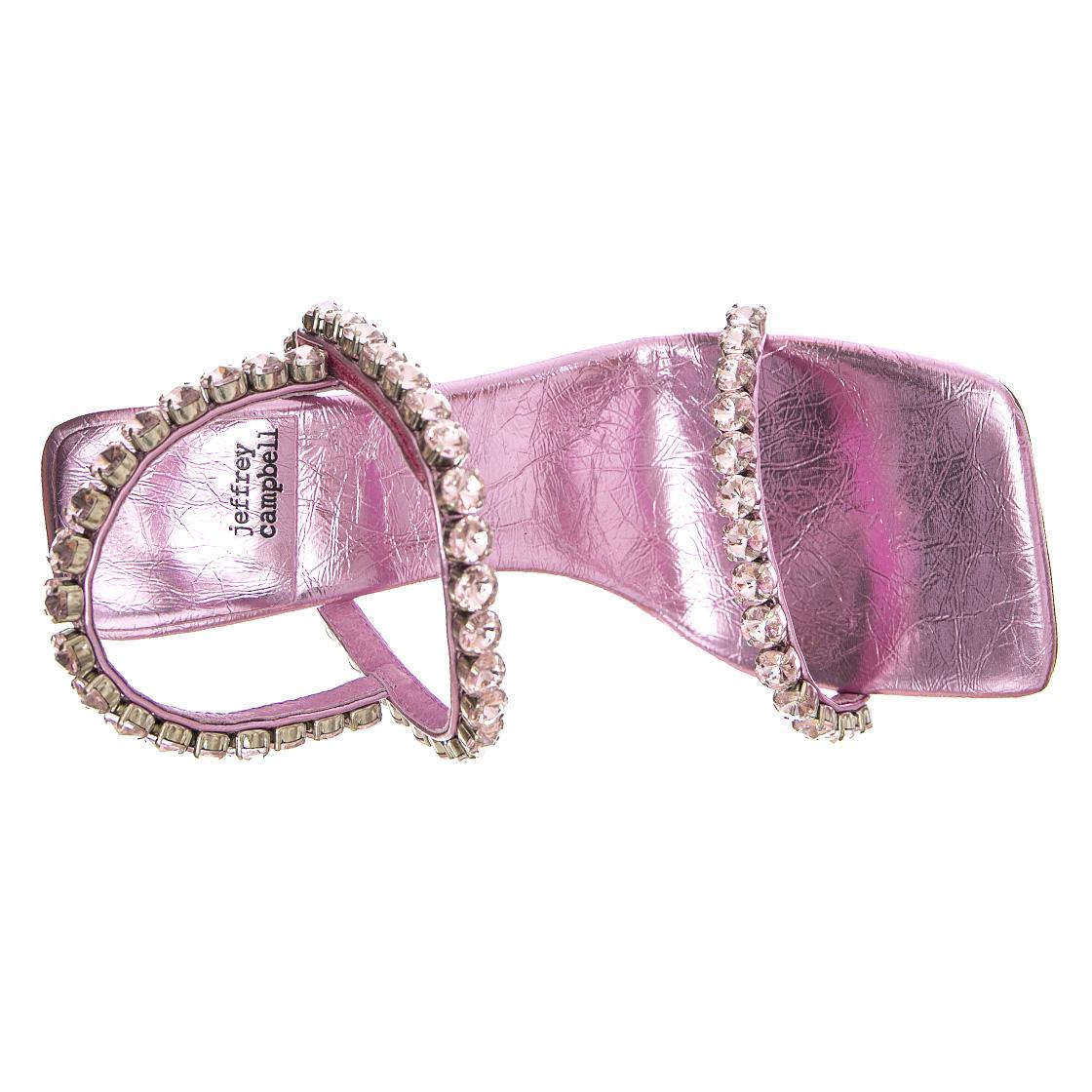 Saints Metallic Pink Pu - Sandali Donna Viola JCSJC-927-10-3-PIN  JEFFREY CAMPBELL 