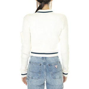 Elkhart Cardigan W Ecru - Cardigan Donna Bianco DK0A4YMGECR1  DICKIES 