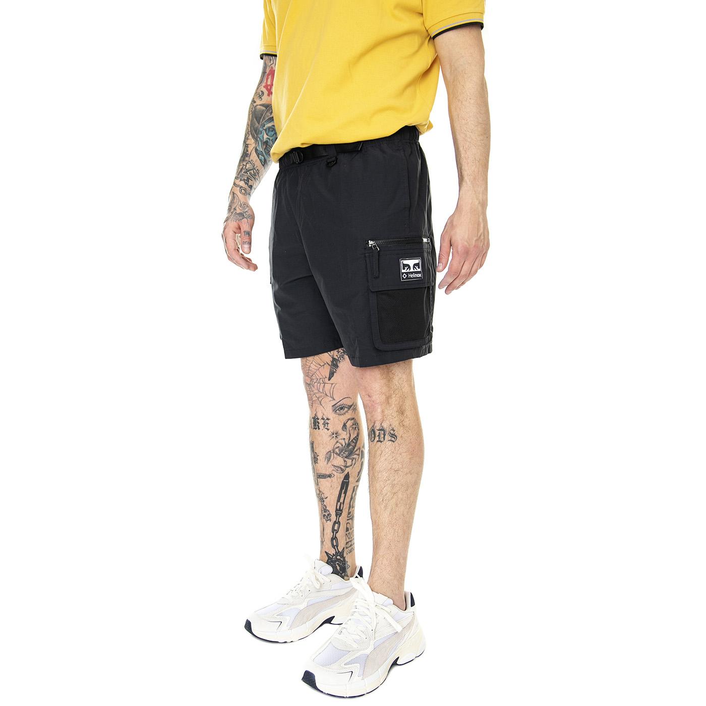 Obey x Helinox Camper's Cargo Short Black - Bermuda Cargo Uomo Neri 172120098-BLK  OBEY 