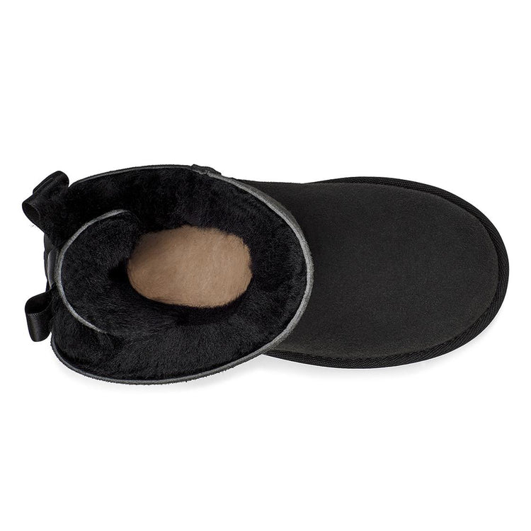 Bailey Bow II Black - Stivaletti Bambino / Bambina Neri UGKBLBOWBK1017394K  UGG 