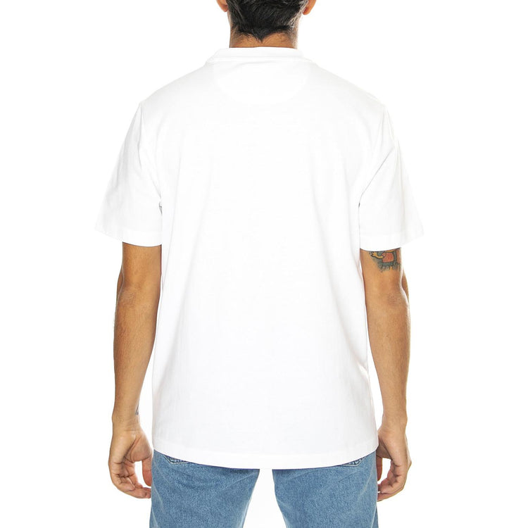 Stacy Pocket SS Tee White - Maglietta Girocollo Uomo Bianca F4KSD007-104  FARAH 