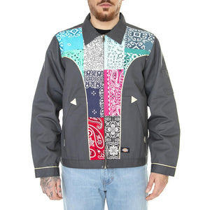 Joe Unlined Eisenhower Charcoal Grey - Giacca Estiva Uomo Grigia / Multicolore DK0A4YUQCH01  DICKIES 