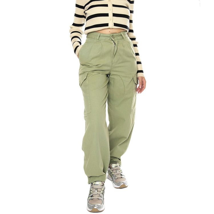 W' Collins Pant Misty Green garment dyed - Pantaloni Donna Verdi I029789.29MGD  CARHARTT WIP 
