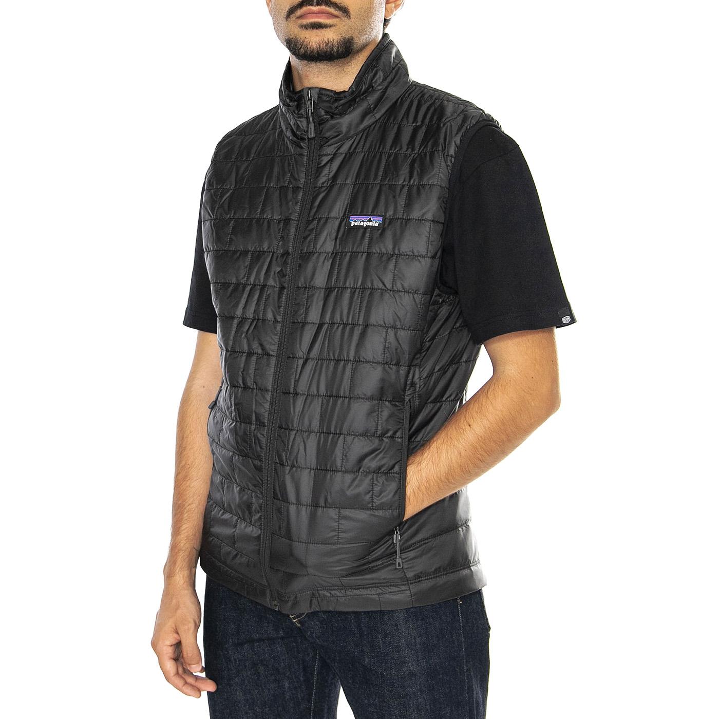M's Nano Puff Vest-BLK - Giacca Smanicata Uomo Nera 84242-BLK  PATAGONIA 